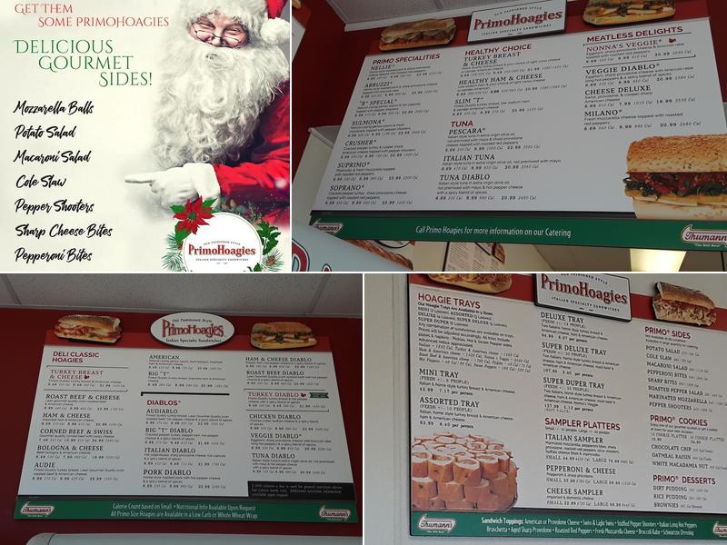 PrimoHoagies Menu
