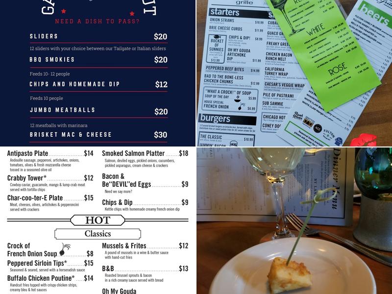 The Onion Grille Menu