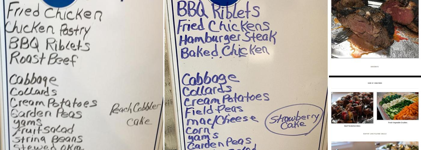 Rose's Kitchen Menu