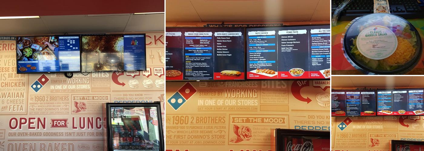 Domino's Pizza Menu