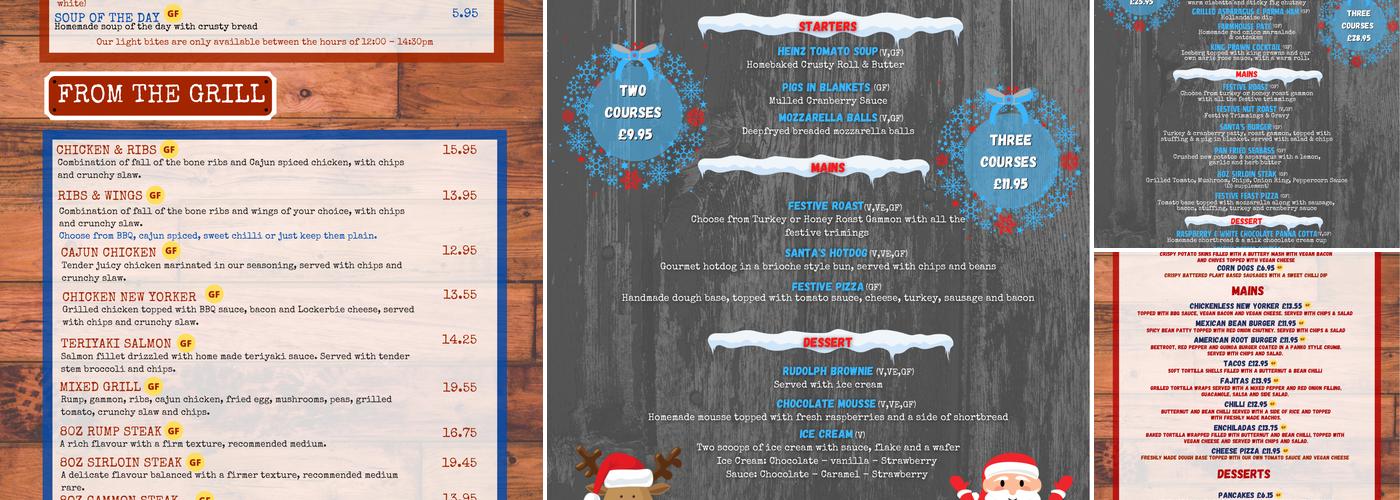 The Hitching Post - DG1 2EQ Menu