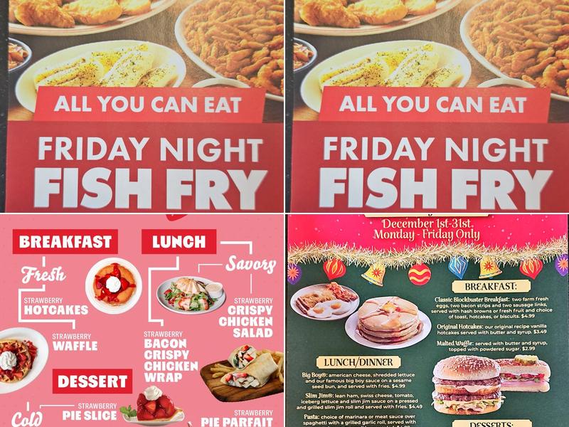 Big Boy Menu