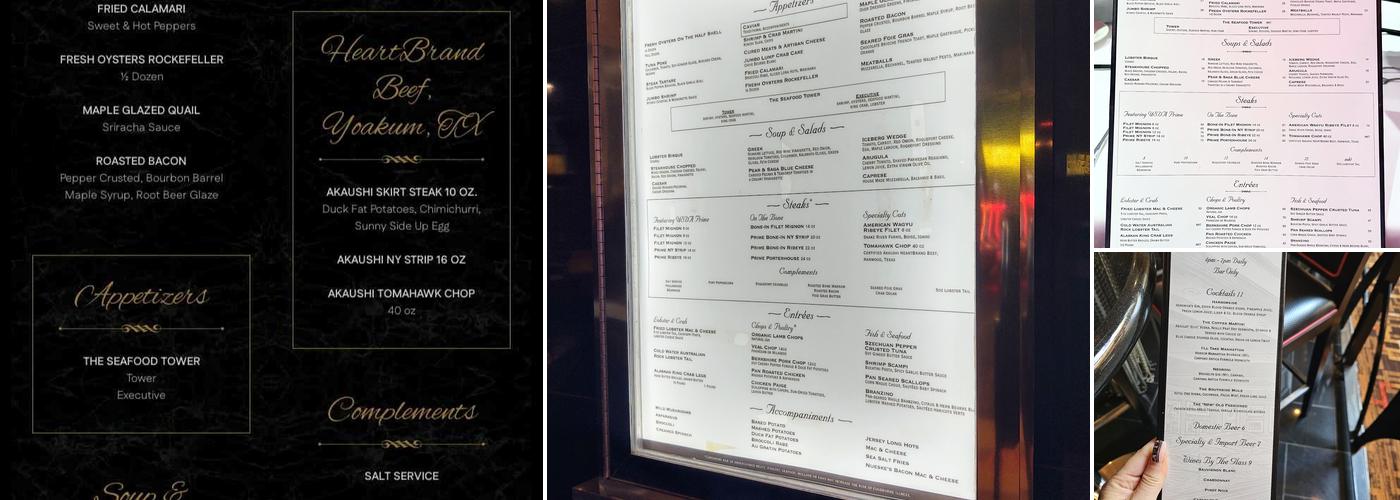 Vic & Anthony's Steakhouse Menu