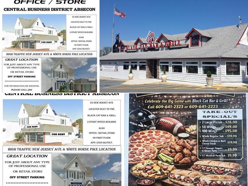 Black Cat Bar & Grill 1 N Shore Rd, Absecon