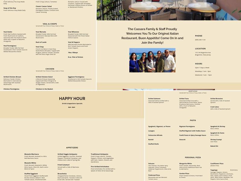 Andre's Wine Bar & Grill Menu