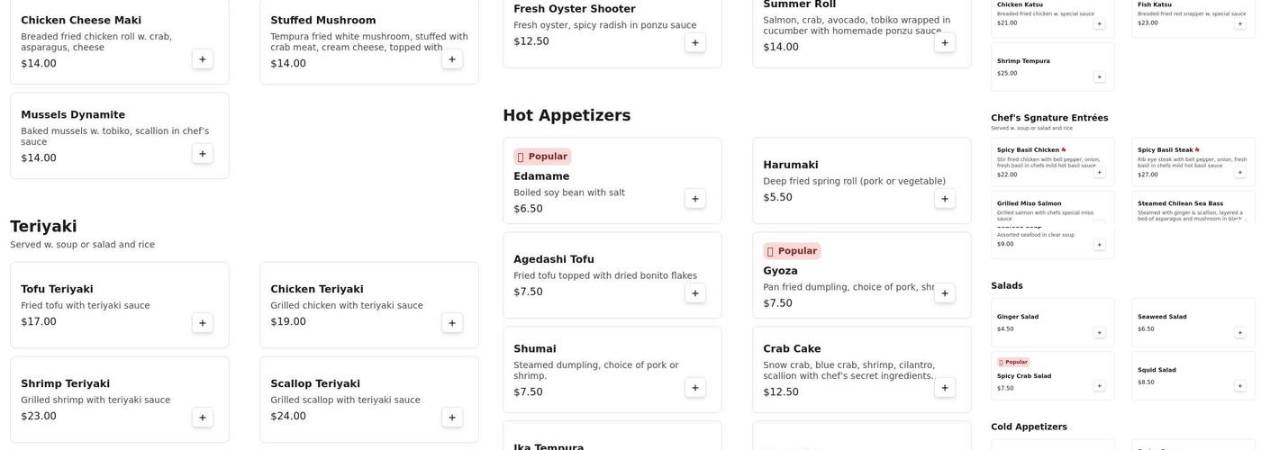 Umi Menu