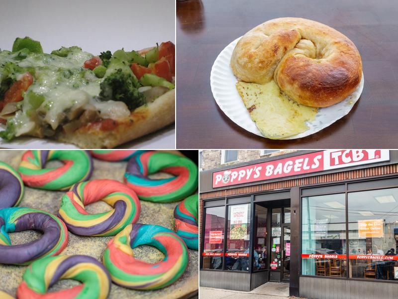 Poppy's Bagels Pizza and TCBY