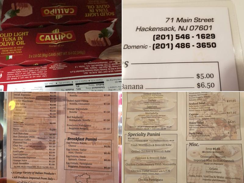 Coffee Break Menu