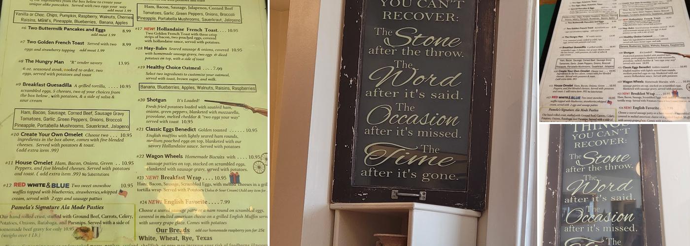 Alamode Cafe Menu