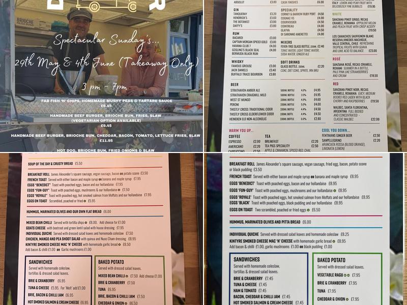 The Drawing Room Menu