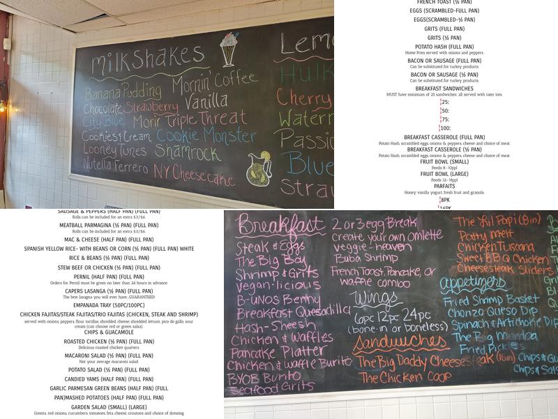 B-UNOS Menu