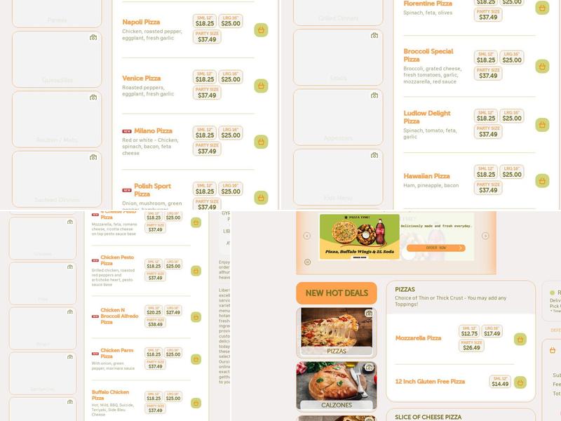 Ludlow Pizza Menu