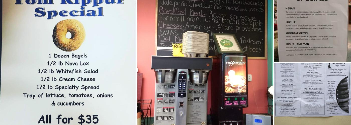 Victoria's Bagel Bistro Menu