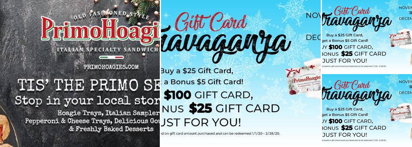 PrimoHoagies Menu