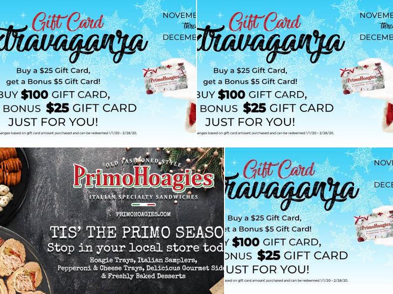 PrimoHoagies Menu