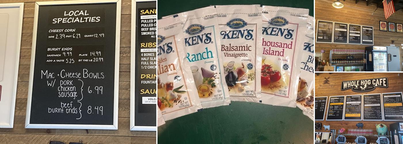 Whole Hog Cafe Menu