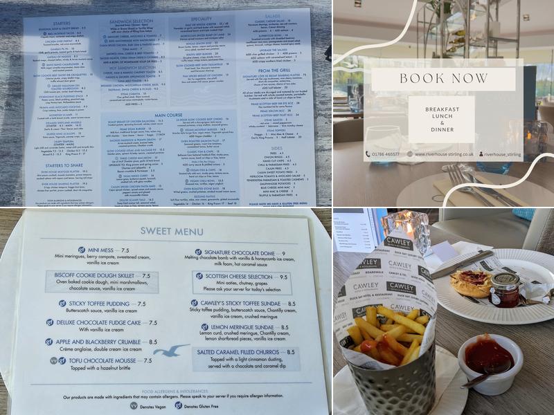 River House Stirling Menu