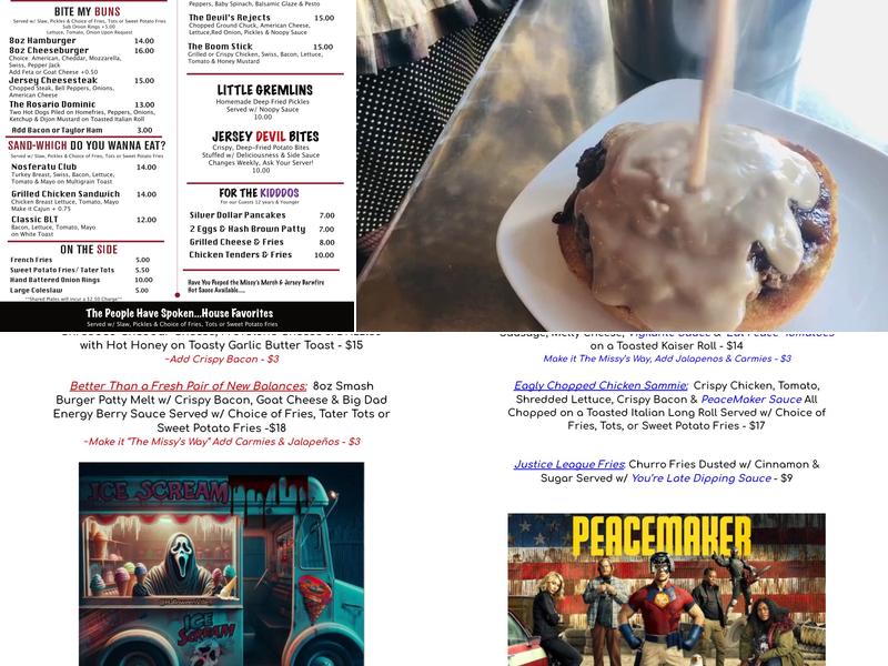 Missy's Main Street Cafe Menu