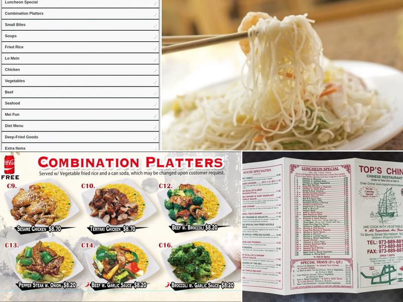 Top China Menu