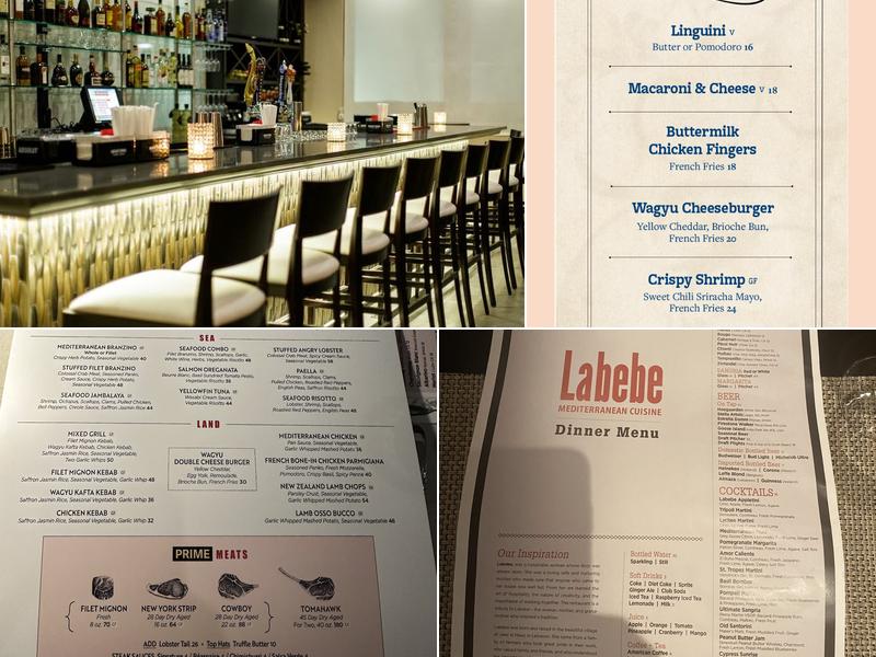 Labebe Prime Menu