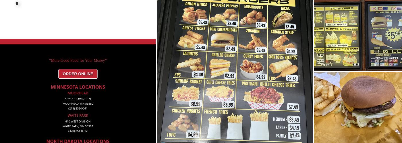 Burger time Menu