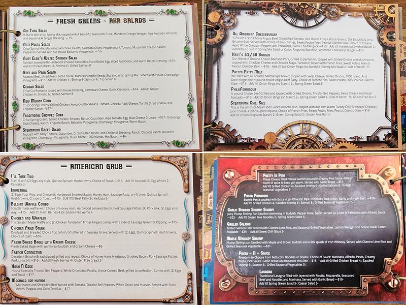 Otherside Cakery Menu