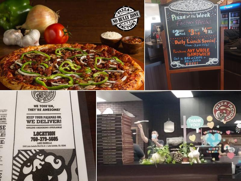 Pizza Factory Menu