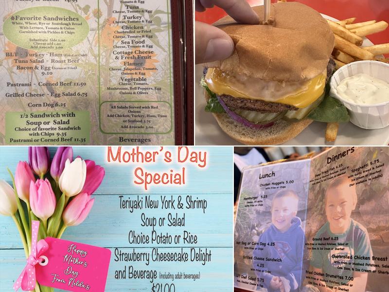 Nelda's Diner Menu