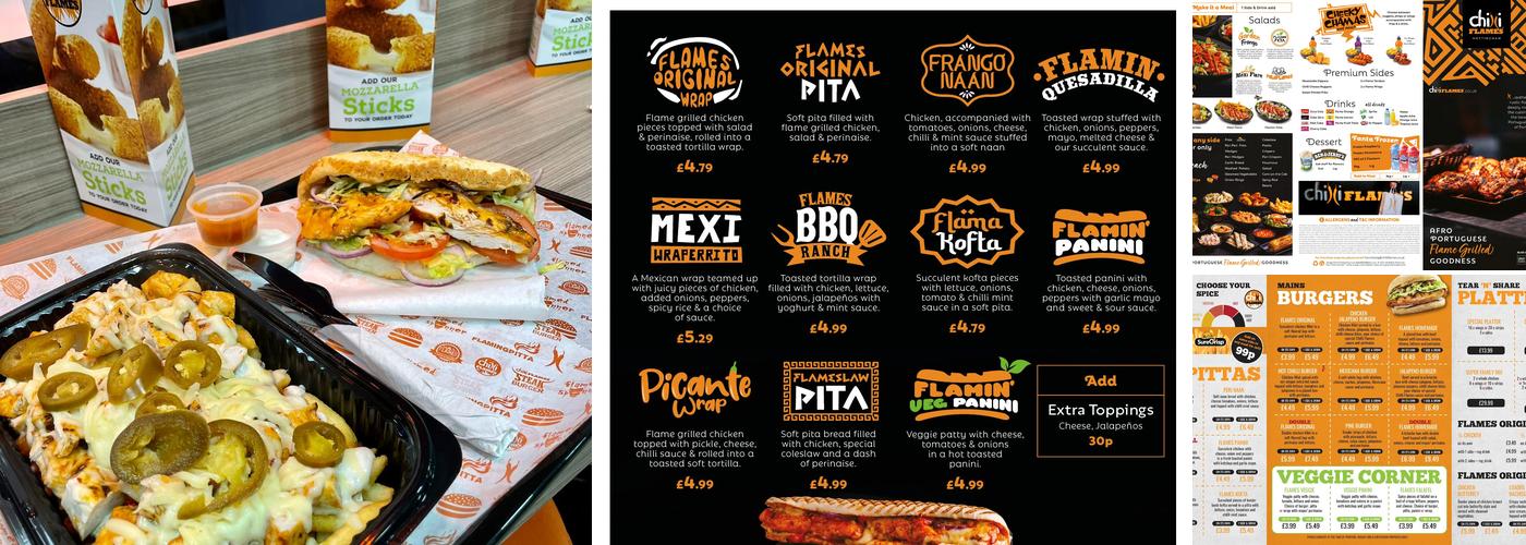 Chilli Flames Kirkintilloch Menu