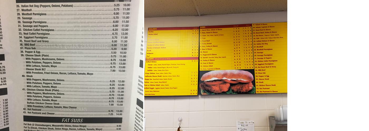 Subworks Menu
