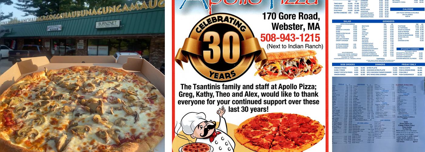 Apollo Pizza of Webster Menu