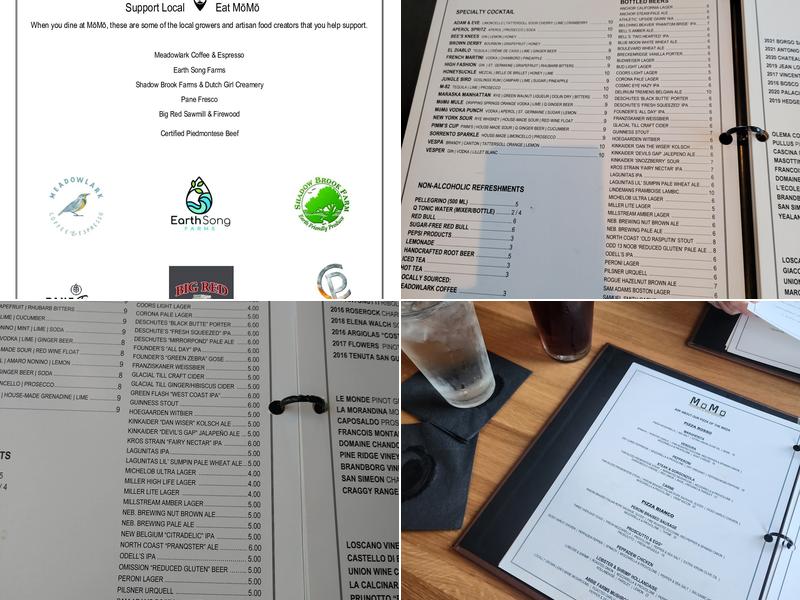 MōMō Pizzeria & Ristorante Menu