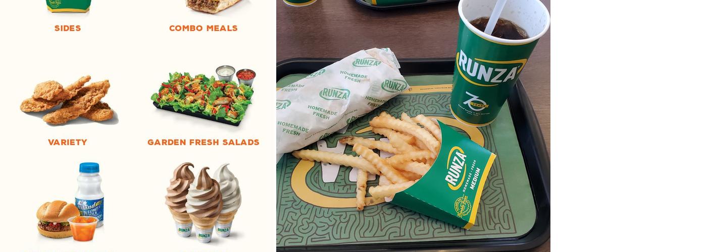Runza Restaurant Menu