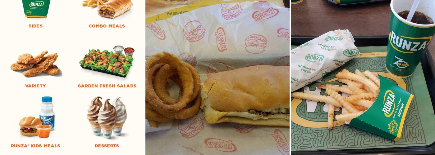 Runza Restaurant Menu