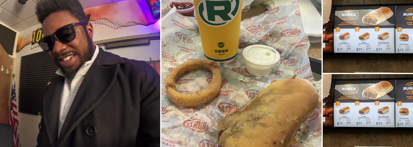 Runza Restaurant Menu