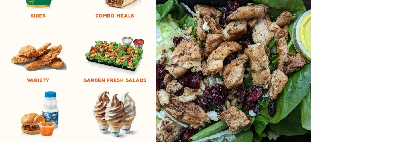 Runza Restaurant Menu