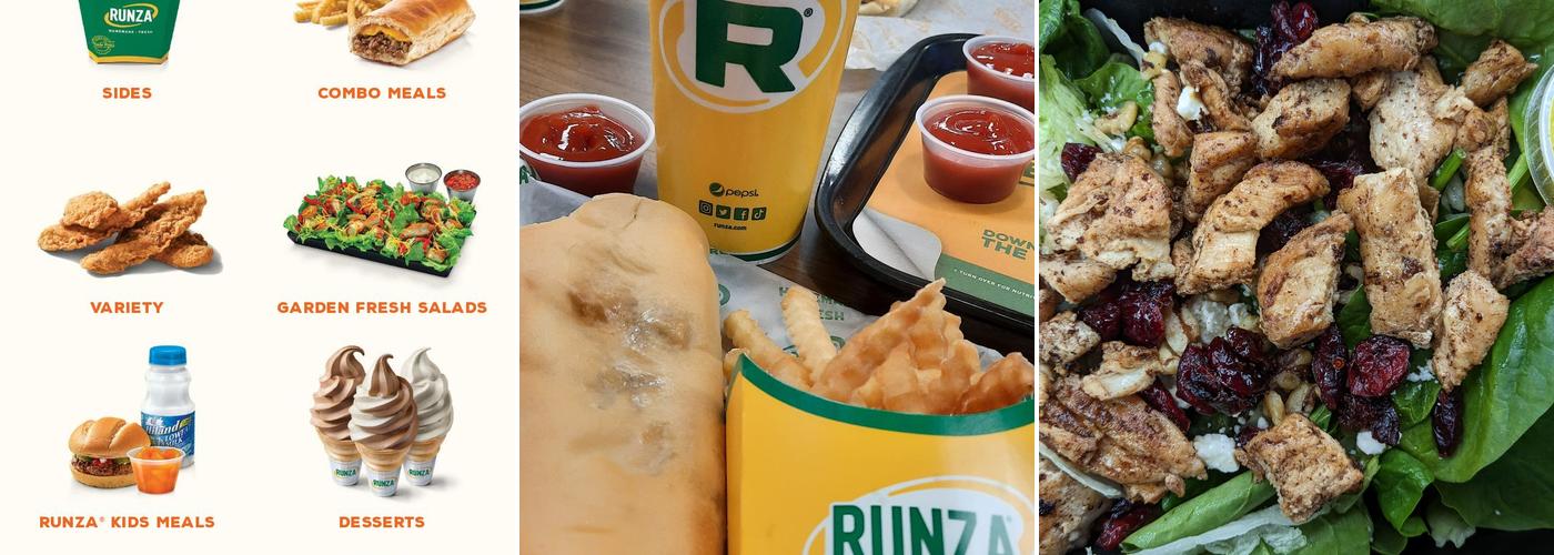 Runza Restaurant Menu