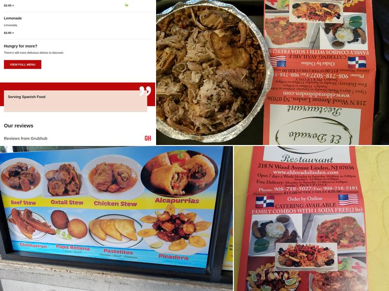 El Dorado Spanish Food Menu