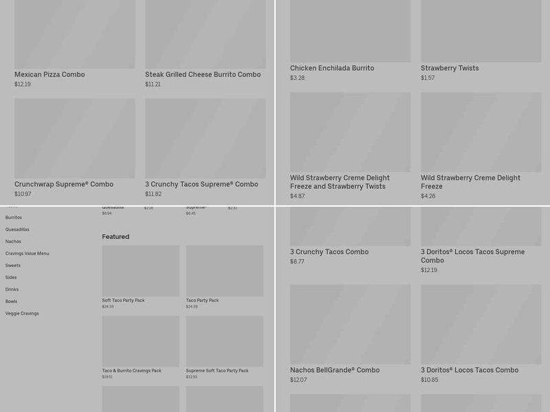 Taco Bell Menu