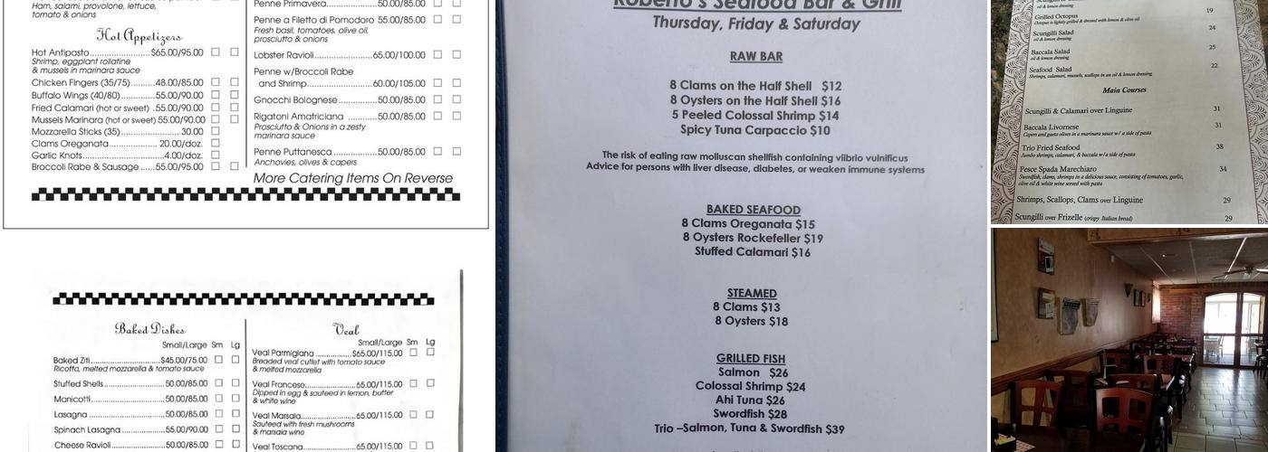 La Strada Cafe Menu
