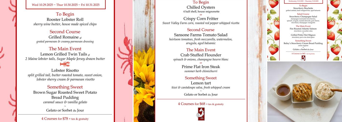 Matt's Red Rooster Grill Menu