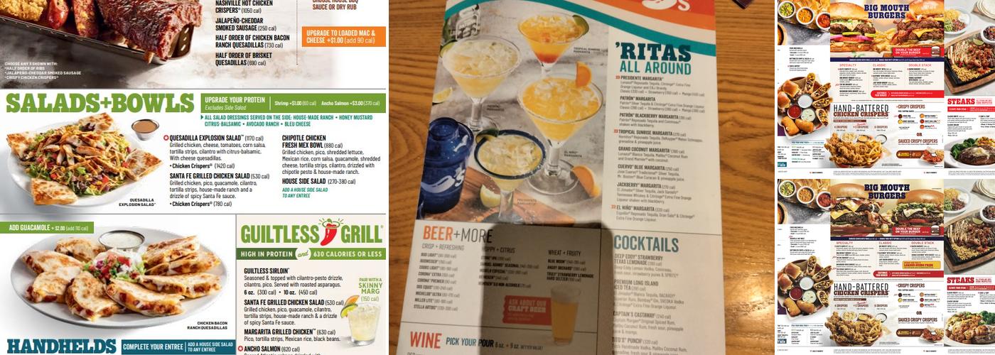 Chili's Grill & Bar Menu
