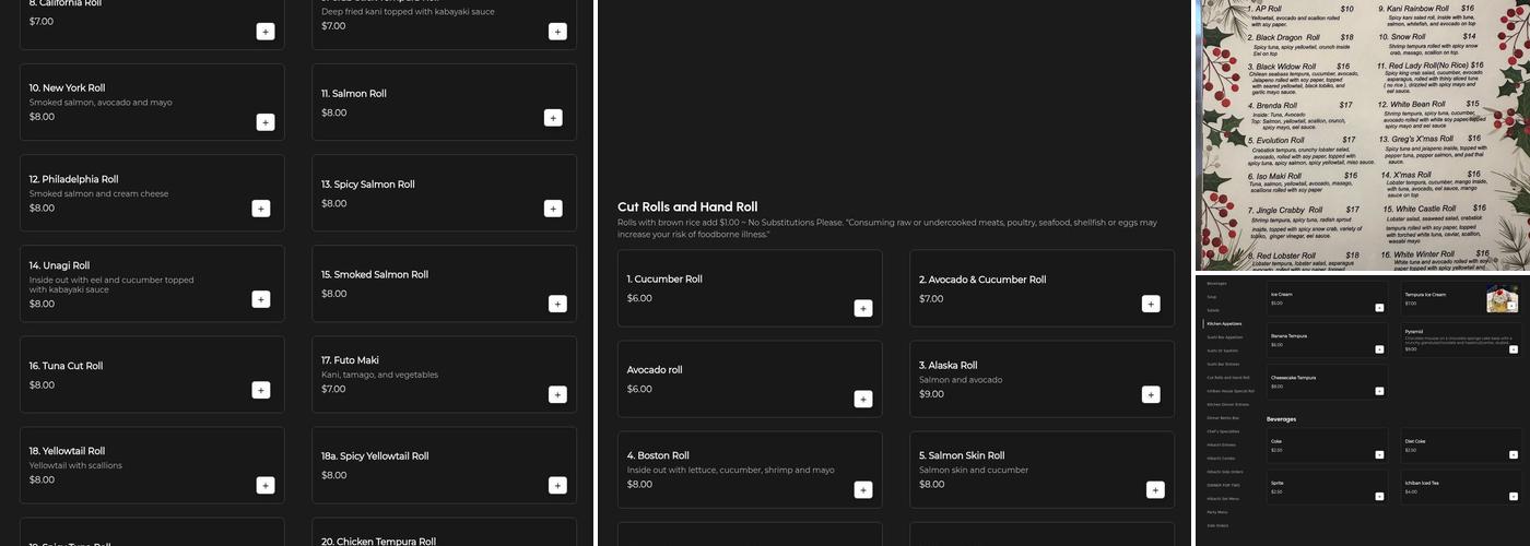 Ichiban Oakhurst Japanese Hibachi Steakhouse & Sushi Menu
