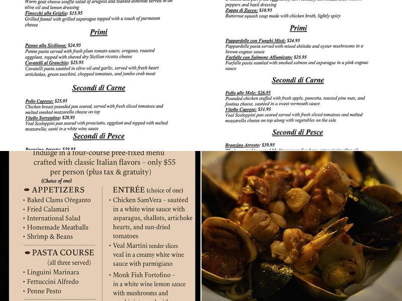 Sam Vera Menu