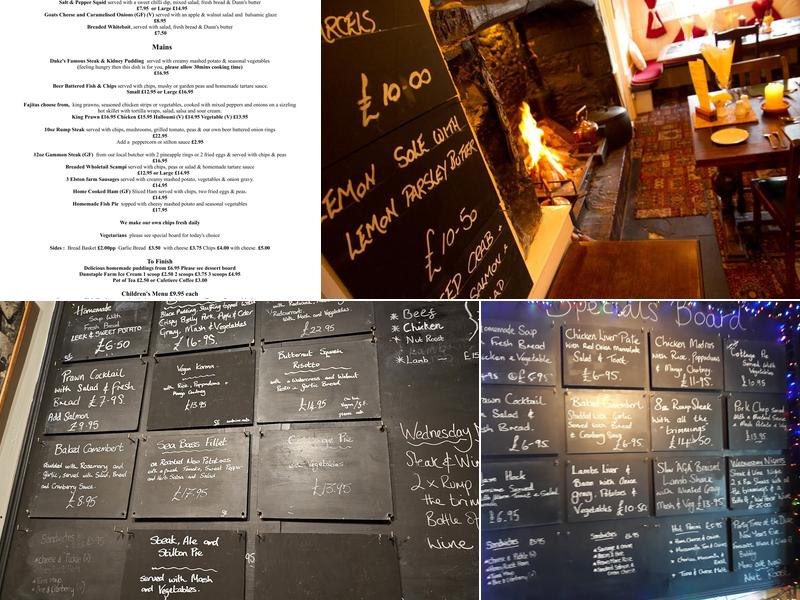 Duke Of York Inn Menu