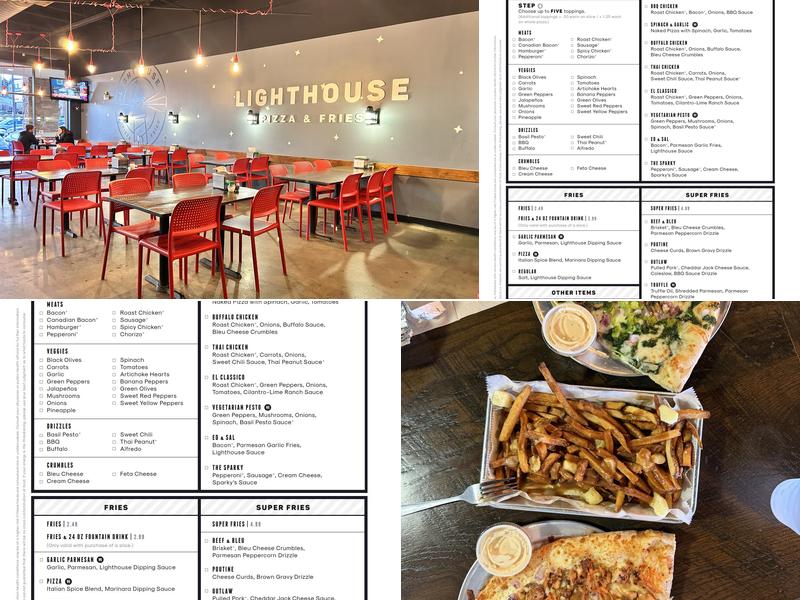 Lighthouse Pizza Menu