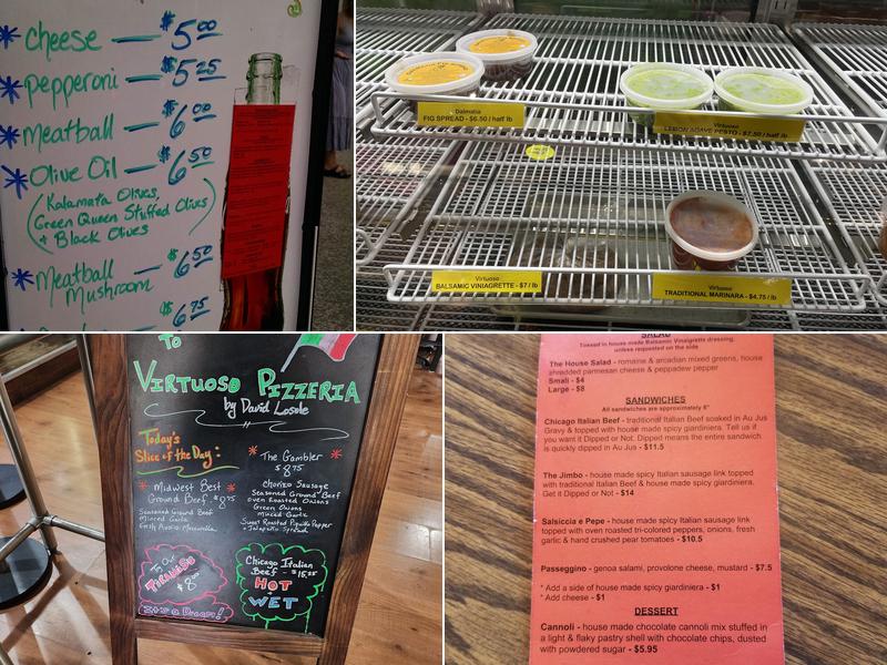 Virtuoso Pizzeria by David Losole Menu