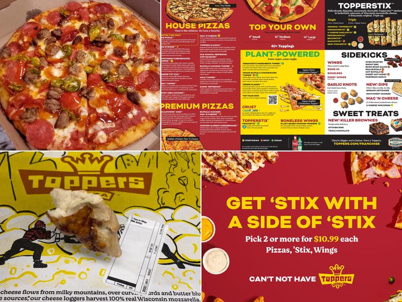Toppers Pizza Menu