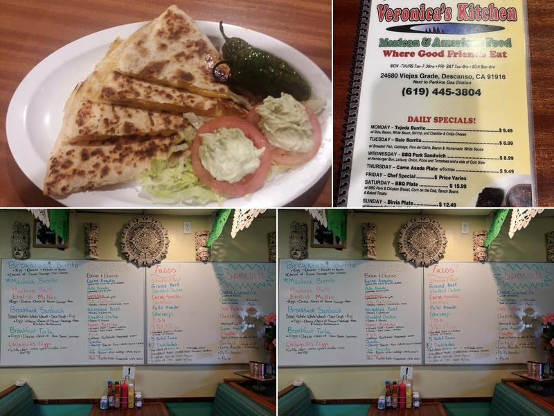Veronica's Kitchen Menu
