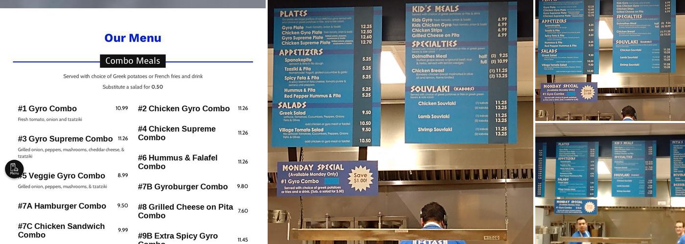 Feta's Gyros & Catering Menu